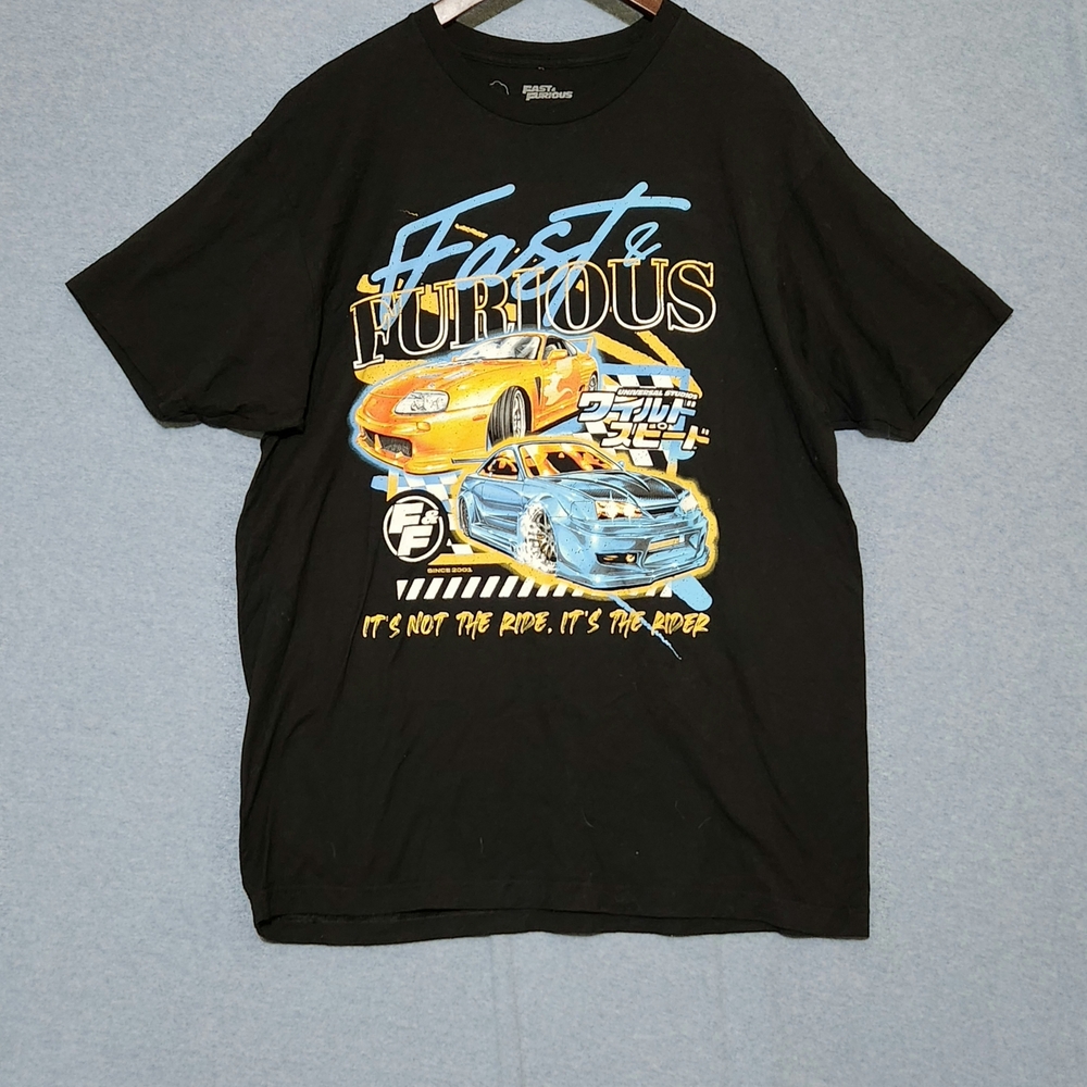 Fast & Furious Black Graphic Tee